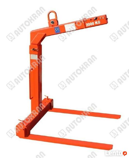 Widły do palet zawiesie widłowe 2t samopoziomujące do HIAB,