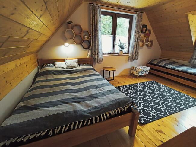 Domek letniskowy w lesie Sosenka Hutki Roztocze - Krasnobród