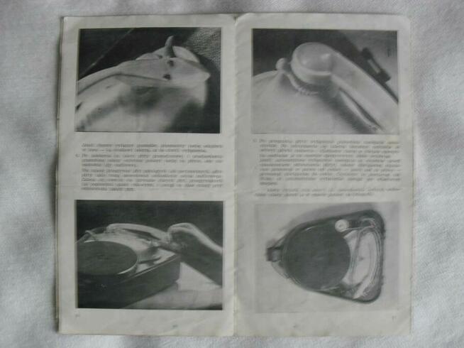 Gramofon WGE-56 : Instrukcja obsługi