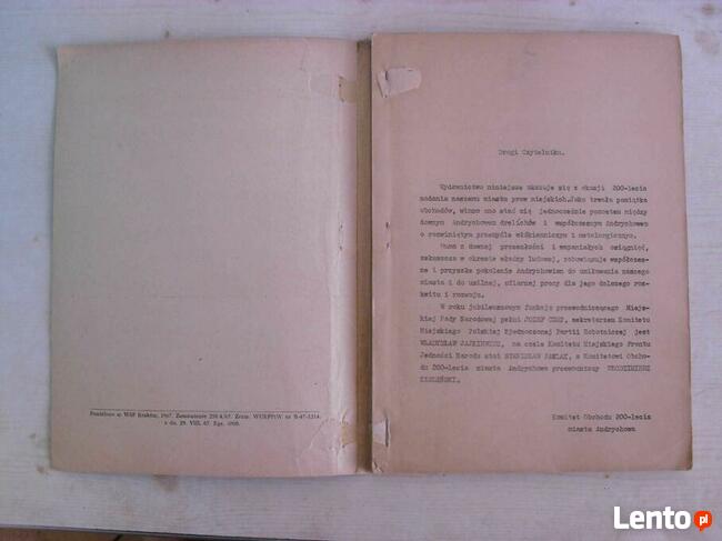 Dwa wieki miasta Andrychowa - Andrychów