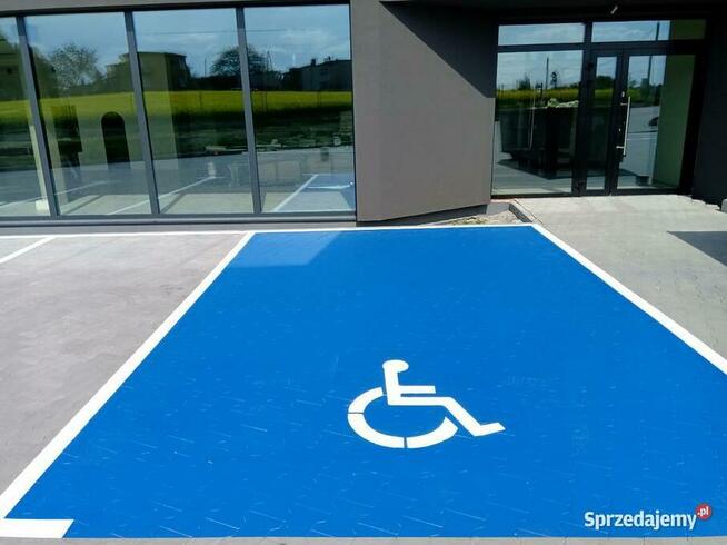 Malowanie linii Oznakowanie poziome Parkingi Hale Garaże