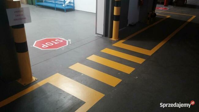 Malowanie linii Oznakowanie poziome Parkingi Hale Garaże