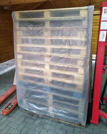 Wkłady foliowe do big bag worki do skrzyniopalet kukurydza