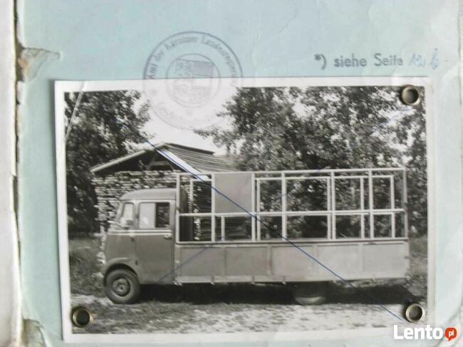 Mercedes-Benz L 319 - Dokumenty Austria 1966r.