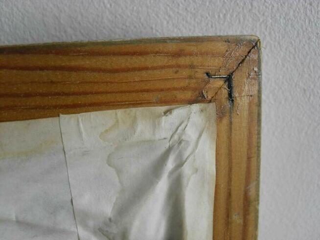 Obraz PIES - haft pętelkowy , dywanowy - 53x57 cm.