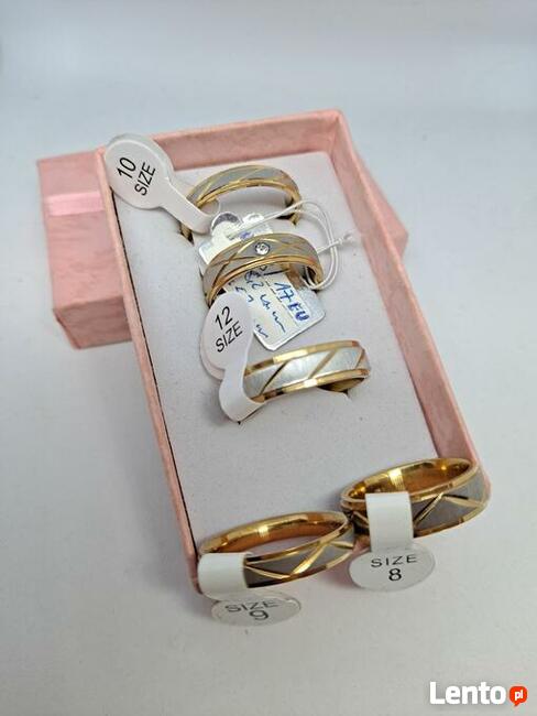 Obrączki ślubne Stainless Steel stal chirurgiczna nierdzewna