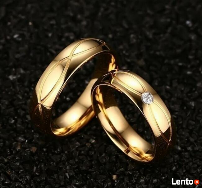 Obrączki ślubne Stainless Steel stal chirurgiczna nierdzewna