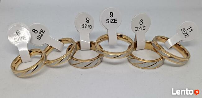 Obrączki ślubne Stainless Steel stal chirurgiczna nierdzewna