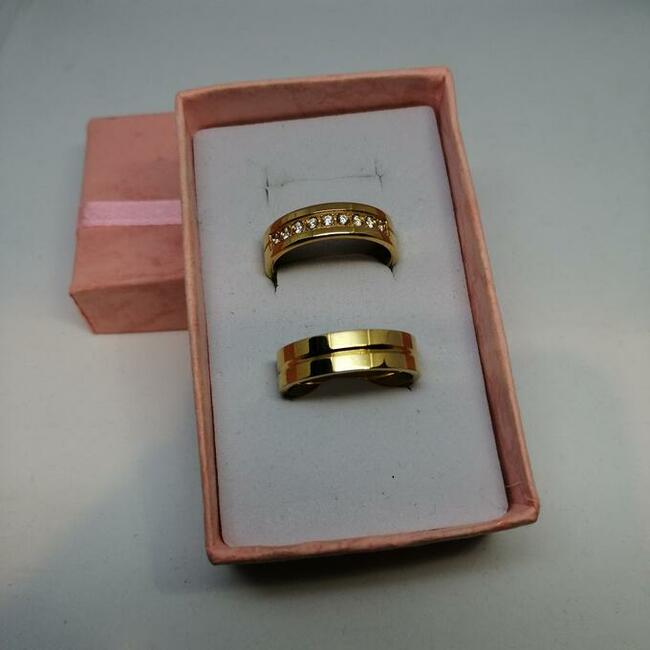 Obrączki ślubne Stainless Steel stal chirurgiczna nierdzewna