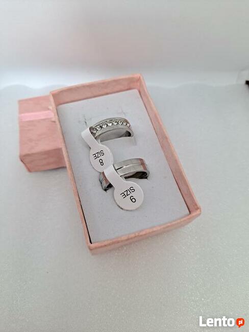 Obrączki ślubne Stainless Steel stal chirurgiczna nierdzewna