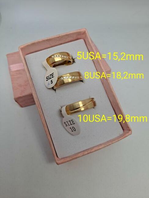 Obrączki ślubne Stainless Steel stal chirurgiczna nierdzewna