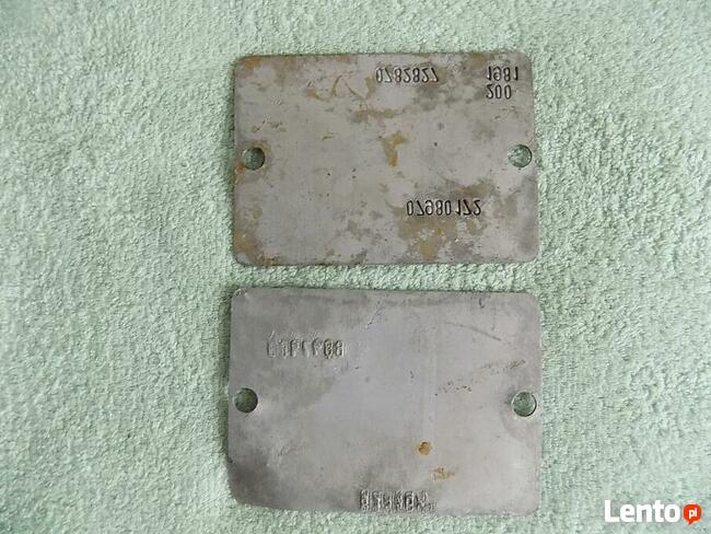 Tabliczki znamionowe FIAT 126p - 1981 i 1986r.