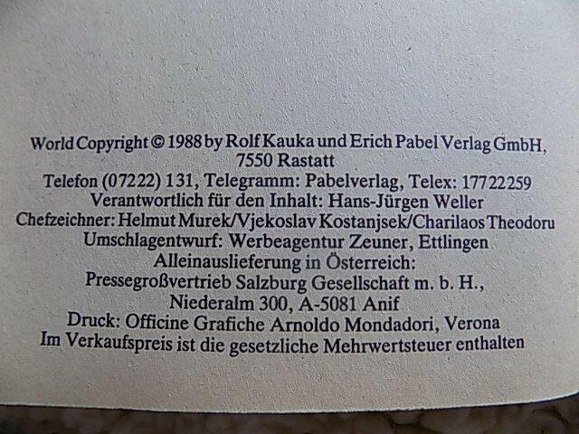 Komiks Fix & Foxi - Austria 1988r.