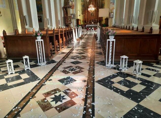 Dekoracje sal i kościołów. Ślub, chrzest, komunia itp.