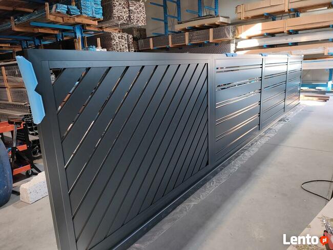 Brama aluminiowa 6/8 m bramy bramki furtki ogrodzenia alu og