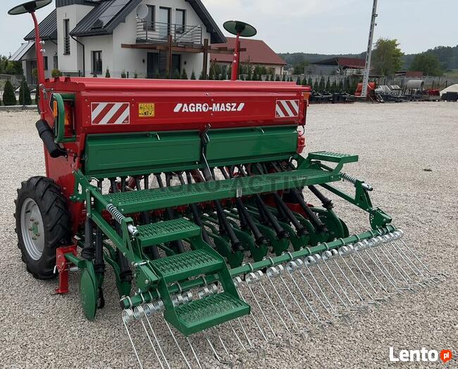 Siewnik Zbożowy AgroMasz 2.5m TRANSPORT