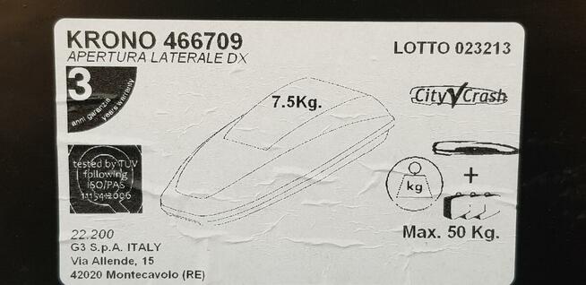 Box dachowy + bagażnik lub relingi - do wynajęcia 25zł/doba