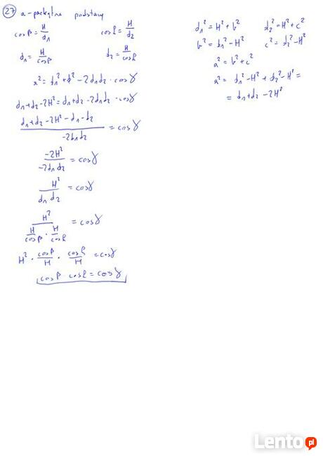 Matematyka korepetycje rozwiązywanie zadań online 24H