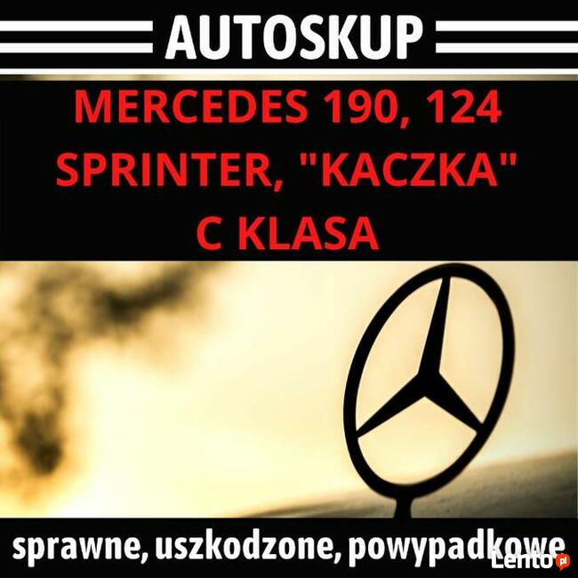 Auto skup TOYOTA każdy stan MERCEDES Sprinter Kasacja aut