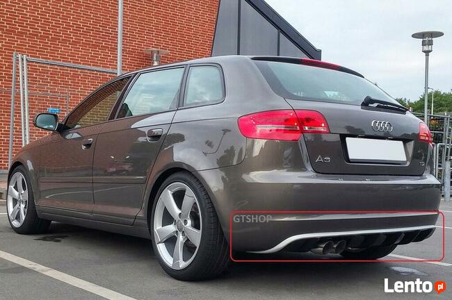 AUDI A3 8P SPOILER DYFUZOR RS3 A3/S3