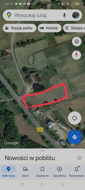 Działka budowlana Wilanowo pomorskie kartuski Przodkowo