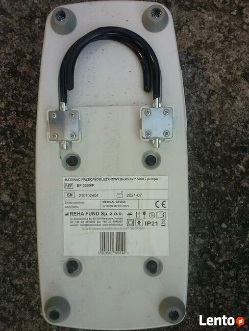 Kompresor, sprężarka, pompa do materaca przeciwodleżynowego