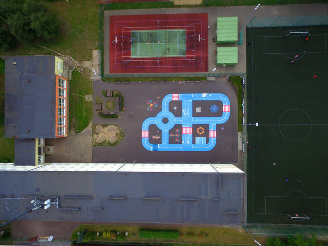 BIG3 20x30 m - Stacjonarne miasteczko rowerowe cena projekt