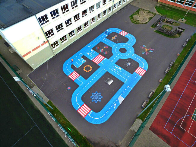 BIG3 20x30 m - Stacjonarne miasteczko rowerowe cena projekt