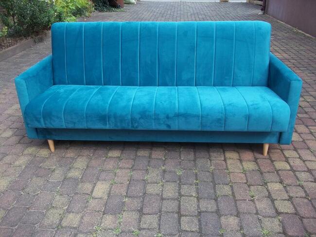 kanapa/wersalka-sprężyny bonell/proste rozkładanie/pojemnik