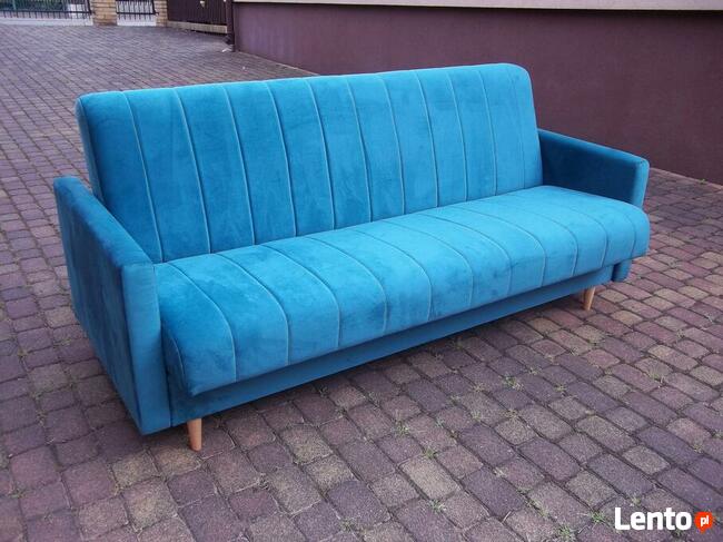 kanapa/wersalka-sprężyny bonell/proste rozkładanie/pojemnik