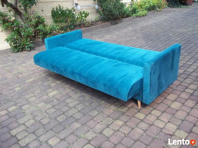 kanapa/wersalka-sprężyny bonell/proste rozkładanie/pojemnik