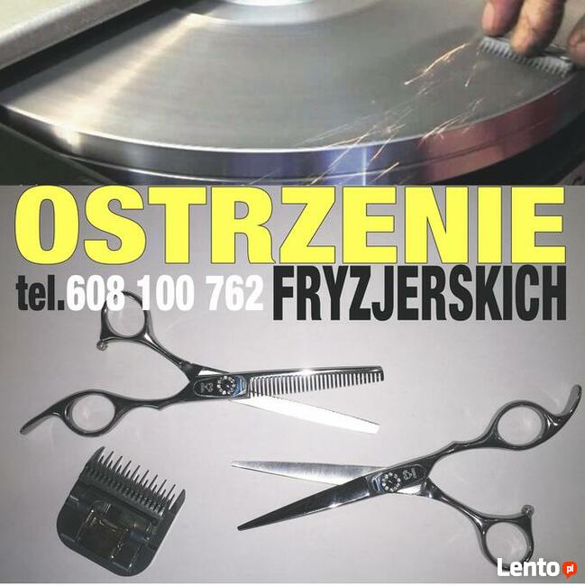Ostrzenie fryzjerskich nożyczek i ostrzy