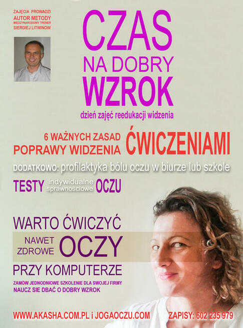 Joga OCZU: Tygodniowe wczasy i jednodniowe szkolenia