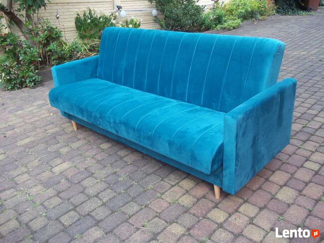 kanapa/wersalka-sprężyny bonell/proste rozkładanie/pojemnik