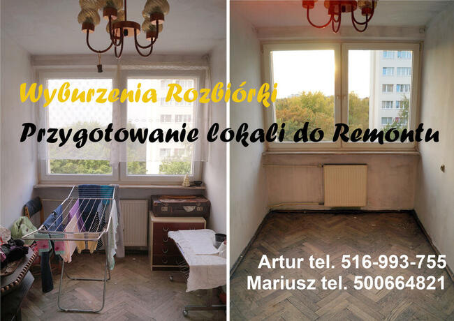 Wyburzenia Rozbiórki Przygotowanie lokali do Remontu