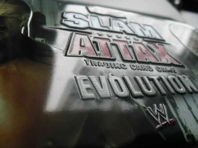 WWF - Slam attax evolution - Pudełko + 110 kart - 2009r.