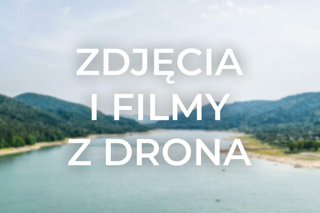 Usługi z drona, zdjęcia wnętrz i eventów, filmowanie