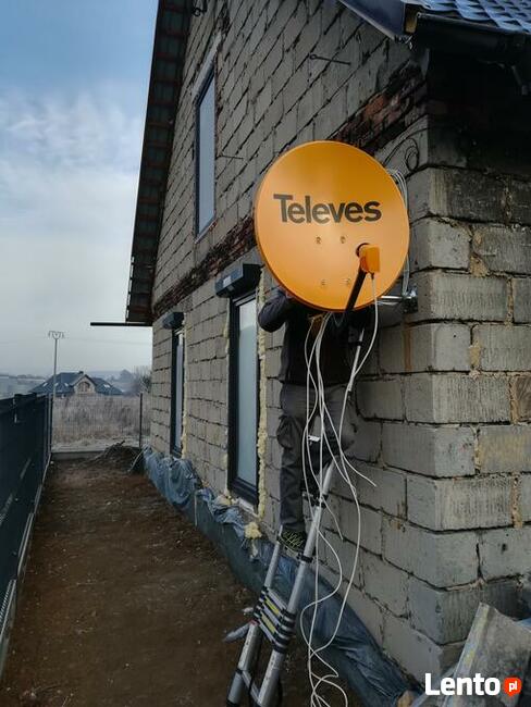 Montaż ustawianie anten satelitarnych dvbt Czeladź Będzin