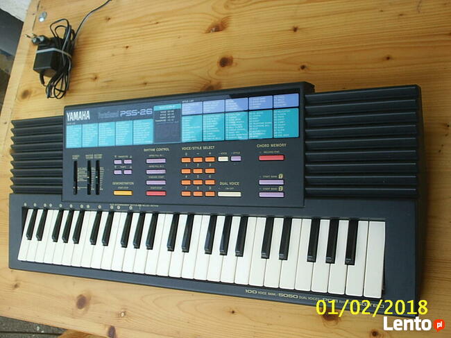 Keyboard dla dziecka Yamaha PSS-26; do poważniejszej nauki