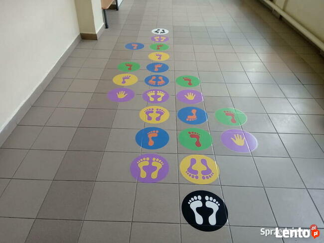 Klasy Hopla - gry korytarzowe, naklejki podłogowe, cennik