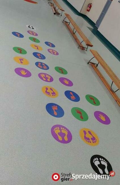 Klasy Hopla - gry korytarzowe, naklejki podłogowe, cennik