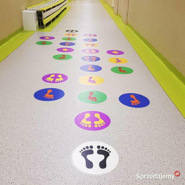 Klasy Hopla - gry korytarzowe, naklejki podłogowe, cennik