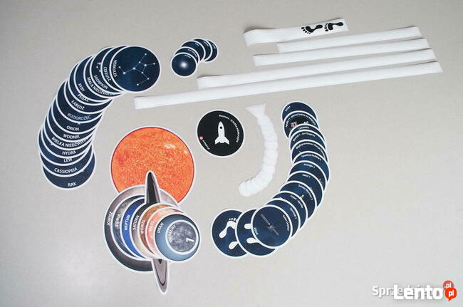 Kosmos - ścieżka edukacyjna - gry korytarzowe dla dzieci