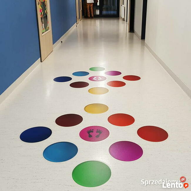 Lustro2 130x330 cm - gry korytarzowe, naklejki podłogowe,