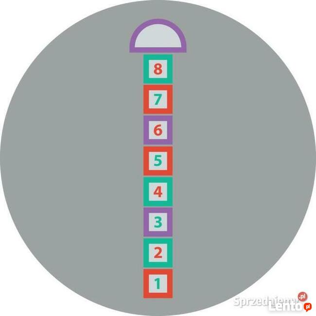 Klasy Kolorowe - gry korytarzowe, naklejki podłogowe,