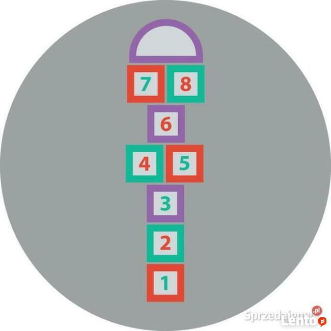 Klasy Kolorowe - gry korytarzowe, naklejki podłogowe,