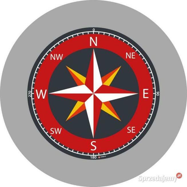 Kompas - gry korytarzowe, naklejki podłogowe od Strefy Gie