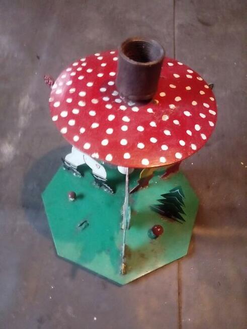 Stojak pod choinkę Mikołaje