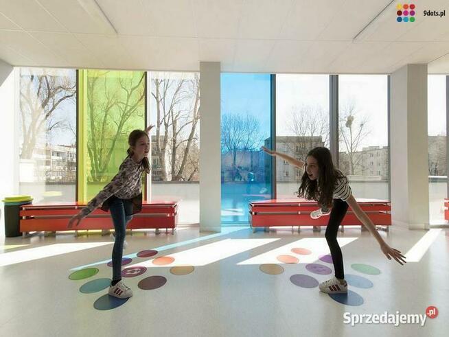 Lustro2 130x330 cm - gry korytarzowe, naklejki podłogowe,