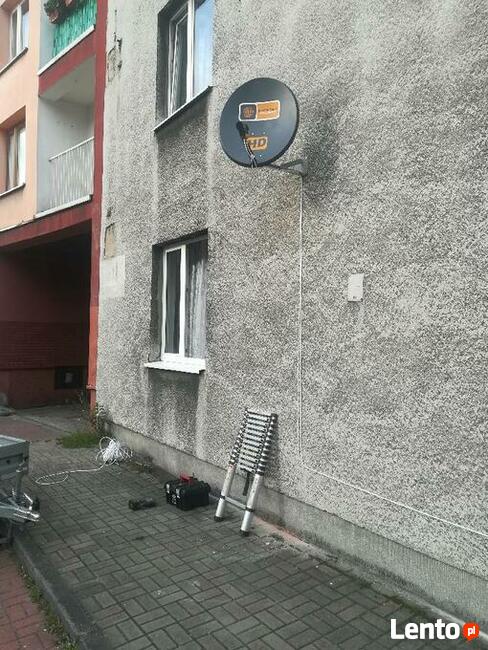 Montaż anten satelitarnych naziemnych telewizora na ścianie